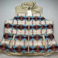 Ariat Vest Women 3XL Serrano Southwest Insulated Pockets Concealed Carry
