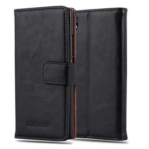 Cadorabo Custodia Flip Per Huawei P7 – Nero Di Notte – Cover In Ecopelle Con Chiusura Magnetica E Porta Tessere - 2