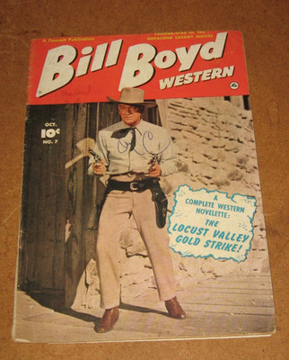 BILL BOYD WESTERN Hopalong Cassady Fawcett #7 golden age