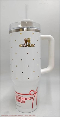 #ad Stanley 40 oz H2.0 FlowState Quencher Tumbler Frost Polka Dot READ DESCRIPTION $34.99