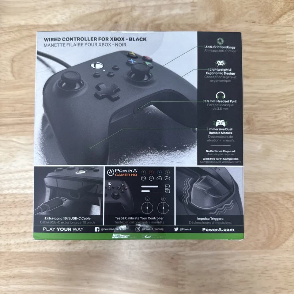 PowerA Wired Controller For Xbox Series X|S - Black 1522360-01  - Image 3 of 4