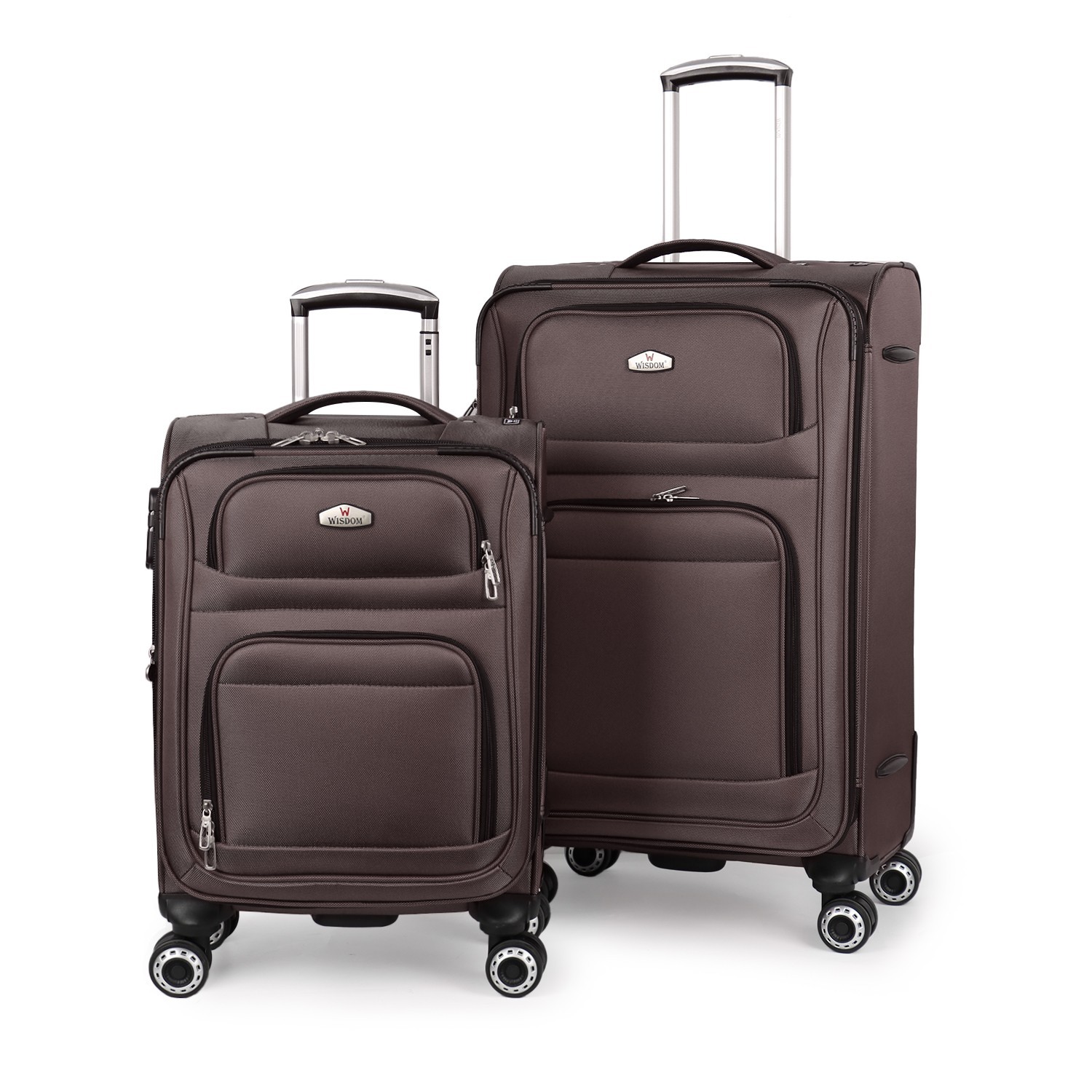 Expandable 2/3pcs Set Suitcase Lightweight Luggage Travel Se