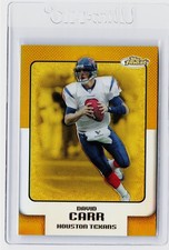 2006 FINEST GOLD REFRACTOR #115 - DAVID CARR #ED 05/49