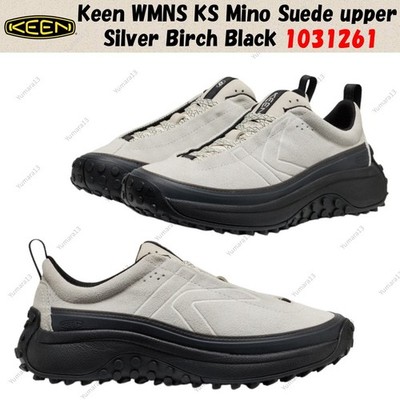 Keen WMNS KS Mino Suede Upper Silver Birch Black 1031261 Damen Gr.