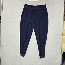 Mandala Women Scrub Pants M Navy Blue Jogger Equa-Tek Technology 27"