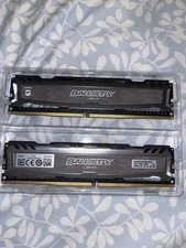 2X 8GB DDR4-3200 DIMM Crucial Ballistix BLS8G4D32AESBK