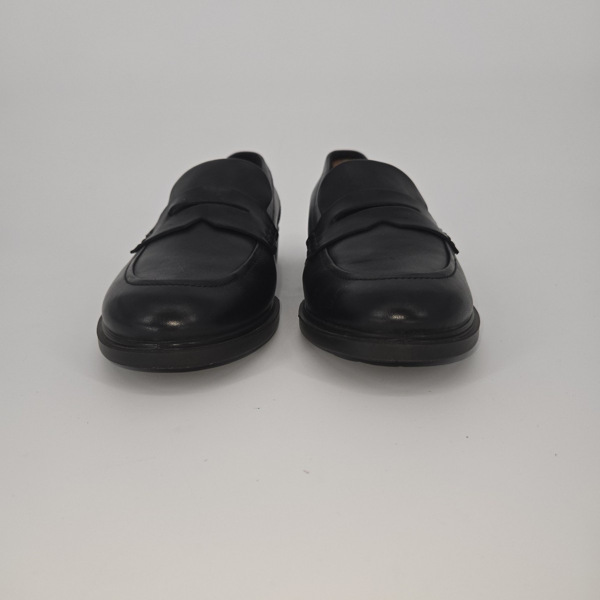 Ecco Queenstown Black Penny Loafer Slip On Dress Shoes EU 44 Men\'s‎ 10 - 10.5 US Ecco Queenstown Black Penny Loafer Slip On Dress Shoes EU 44  main image 4