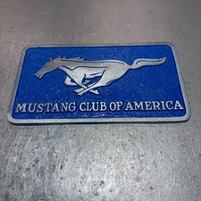 Mustang Club Of America Car Club Plaque