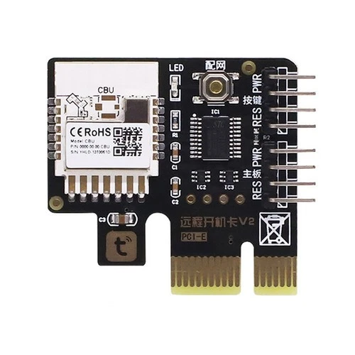 2X(Tuya Computer Reset Schalter PCIE Karte Computer Remote Boot Karte APP 6523