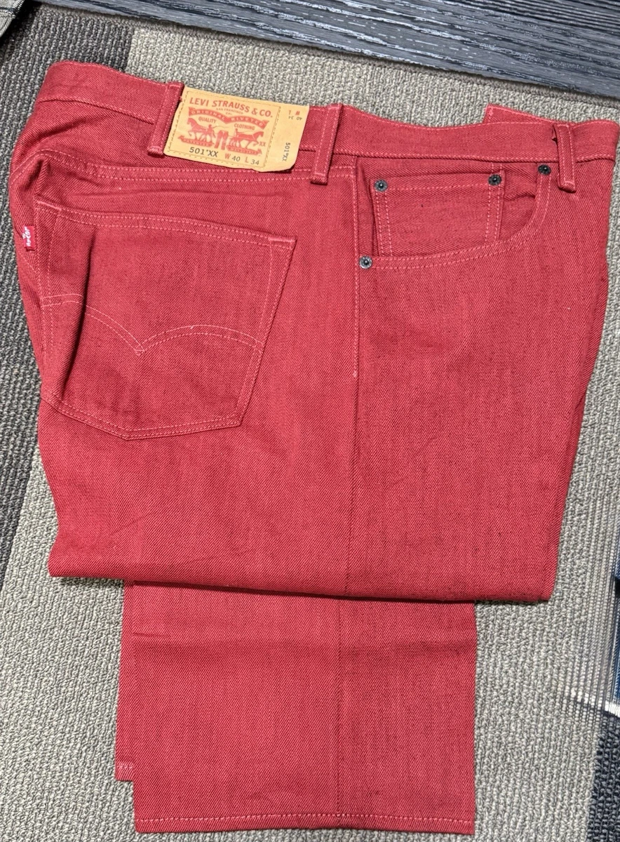 Levi's Red Jeans for Men for sale - eBay