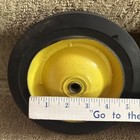 Eska Pedal Tractor wagon Parts Front Wheels and tire set star john deere yellow  — photo 8