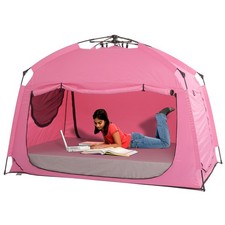 Indoor Instant Privacy Bed Tent for Sleeping,Quick Set-up Bed Canopies,Portab...