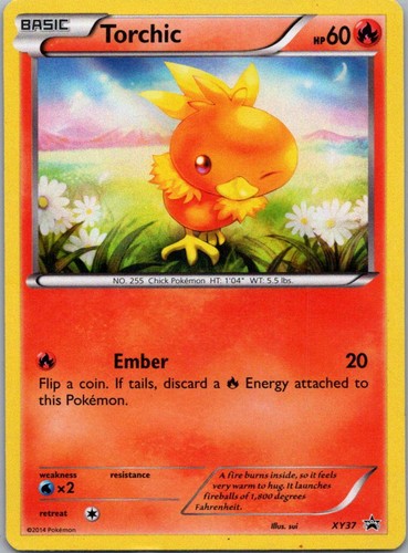 Pokemon TCG Torchic XY37 XY Black Star Promos Holo MP