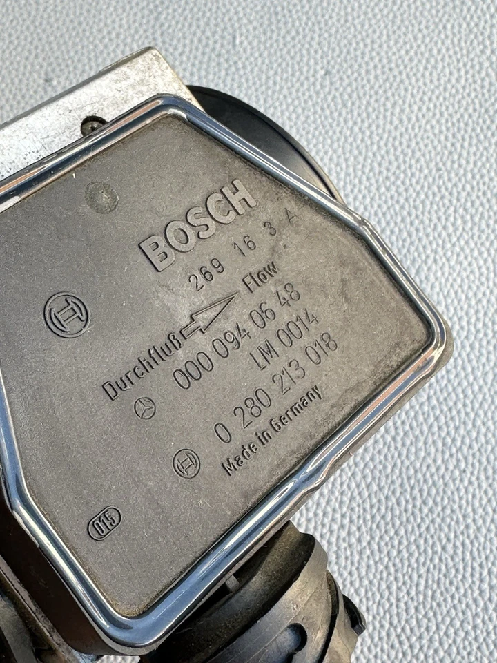 1992-95 MERCEDES S600 600SL R129 W140 0280213018 300SE MASS AIR FLOW SENSOR - Image 3 of 4