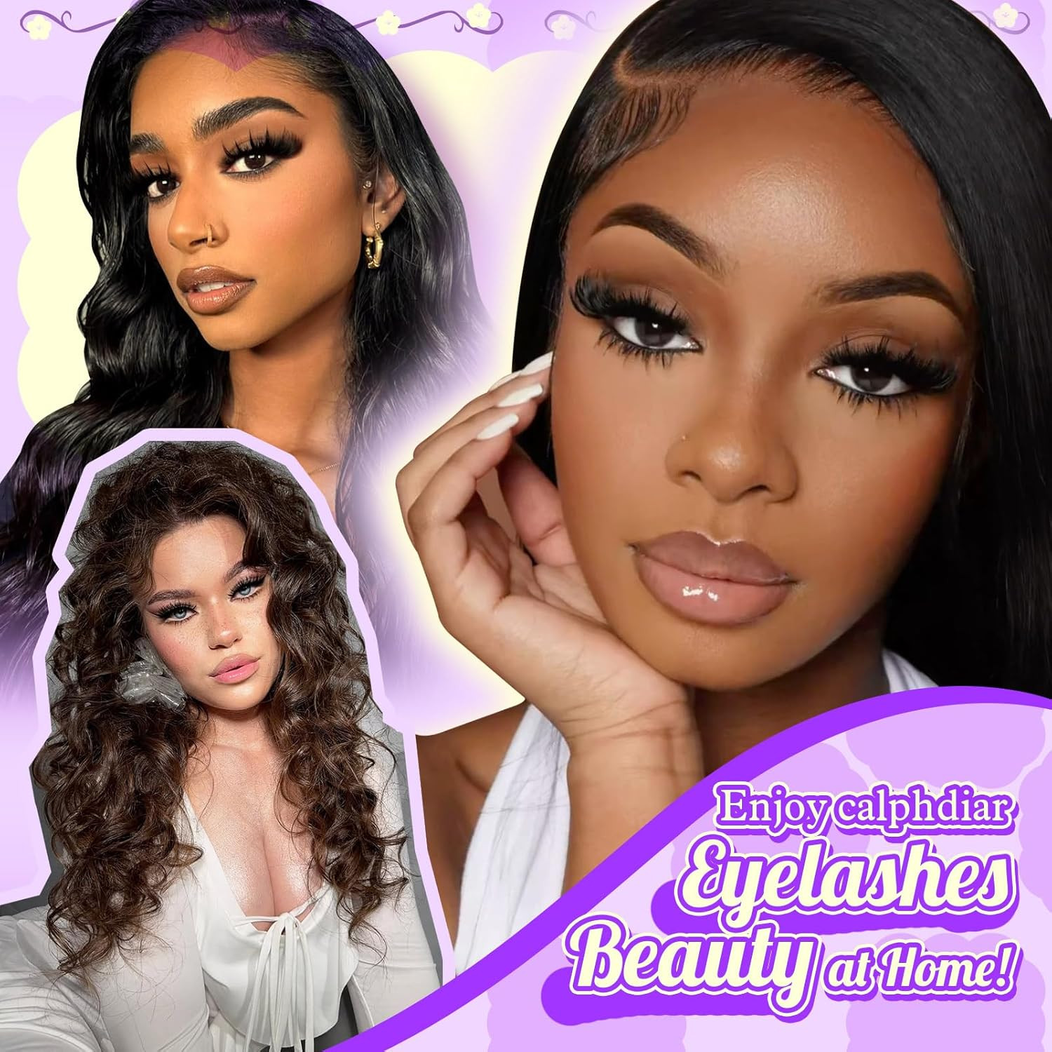 Lash Clusters with Spikes 60D-100D Volume Eyelash Clusters Spiky Individual Lash