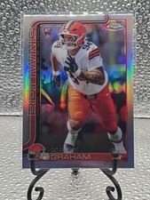 2025 Topps Chrome NFL Mason Graham Refractor #302. Browns 🔥 