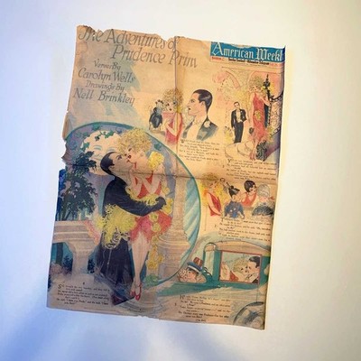 American Weekly Nell Brinkley Comic Page Sunday Section 1926 Prudence Prim
