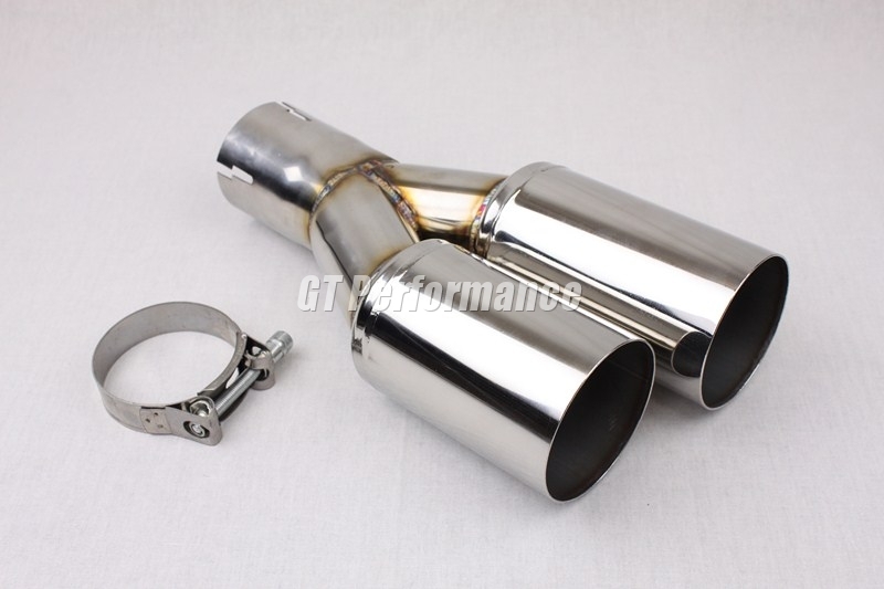Embout échappement BMW serie 1 123D Inox E82 E88 pour silencieux