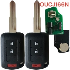 2 Remote Car Key Fob For 2016 2017 2018 2019 2020 Mitsubishi Outlander OUCJ166N