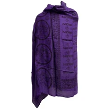 Altar Cloth Shiva Shakti 42"x 68" purple
