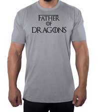 Men's Father of Dragons T-shirt, Cool Men's shirts, Funny Pop Culture T-shirts
