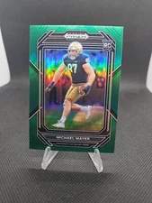 2023 Prizm Draft Picks - Michael Mayer (Rookie) Green #155 Las Vegas Raiders