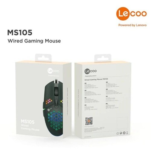 Lenovo Lecoo MS105 Wired Gaming Mouse 3200 MAX DPI - Picture 4 of 4