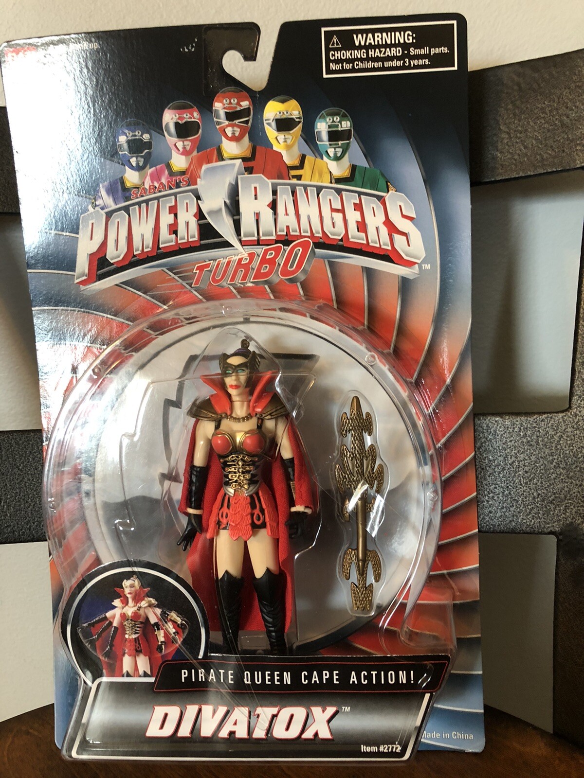 Power Rangers Turbo DIVATOX 5" Figure Bandai 1997 NEW SEALED #2