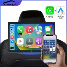 10.1Inch Headrest Monitor TV LCD Display MP5 Car Accessories Back Seat W/CarPlay