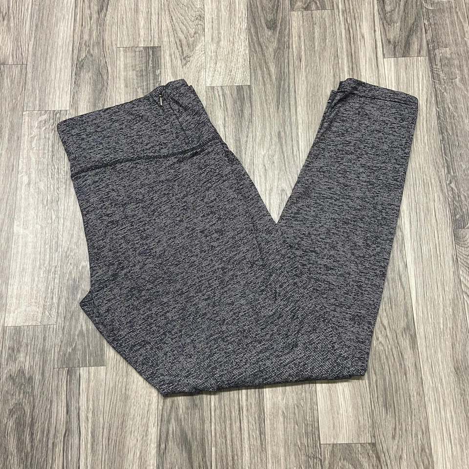 TUFF ATHLETICS Cintura Elástica Gris Jaspeado Pull On Leggings Para Mujer Talla Grande Foto 2 de 4