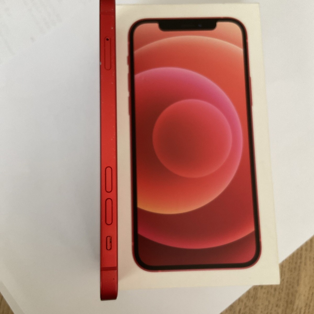 【箱有】Apple iPhone 12 RED Apple iPhone 12 Unlocked 256GB Red - 6.1