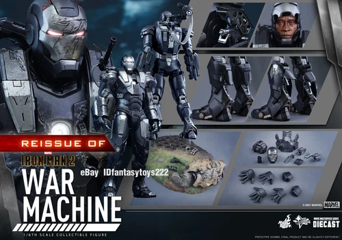 Figura de acción fundida a presión Hot Toys 1/6 MMS331D13 Iron Man 2 MK1 máquina de guerra INSTOCK