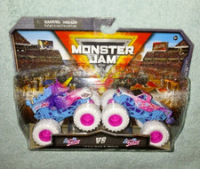 MONSTER JAM "SPARKLE SMASH vs SPARKLE SMASH" - NEW 1/64 SCALE MONSTER TRUCKS