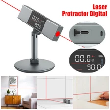 Digital LED Dual Laser Level Protractor Inclinometer Laser Angle Measure Tool