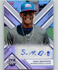 (HCW) 2018 Panini Elite Extra Edition Autographs #179 Saul Bautista Auto 07205