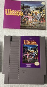 Ultima: Exodus NES Cartridge, Manual Working Very Good Condition