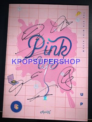 Apink 6th Mini Album Pink Up A Ver. Autographed Signed CD Bomi