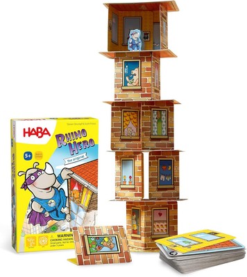 HABA Rhino Hero Game - Card Games for Kids, Ideal Ages 5 & up - The... 