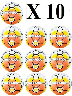 Fußball Ball Größe 5 BULK 10er Set Fußball Trainingsbälle Teamset Restposten