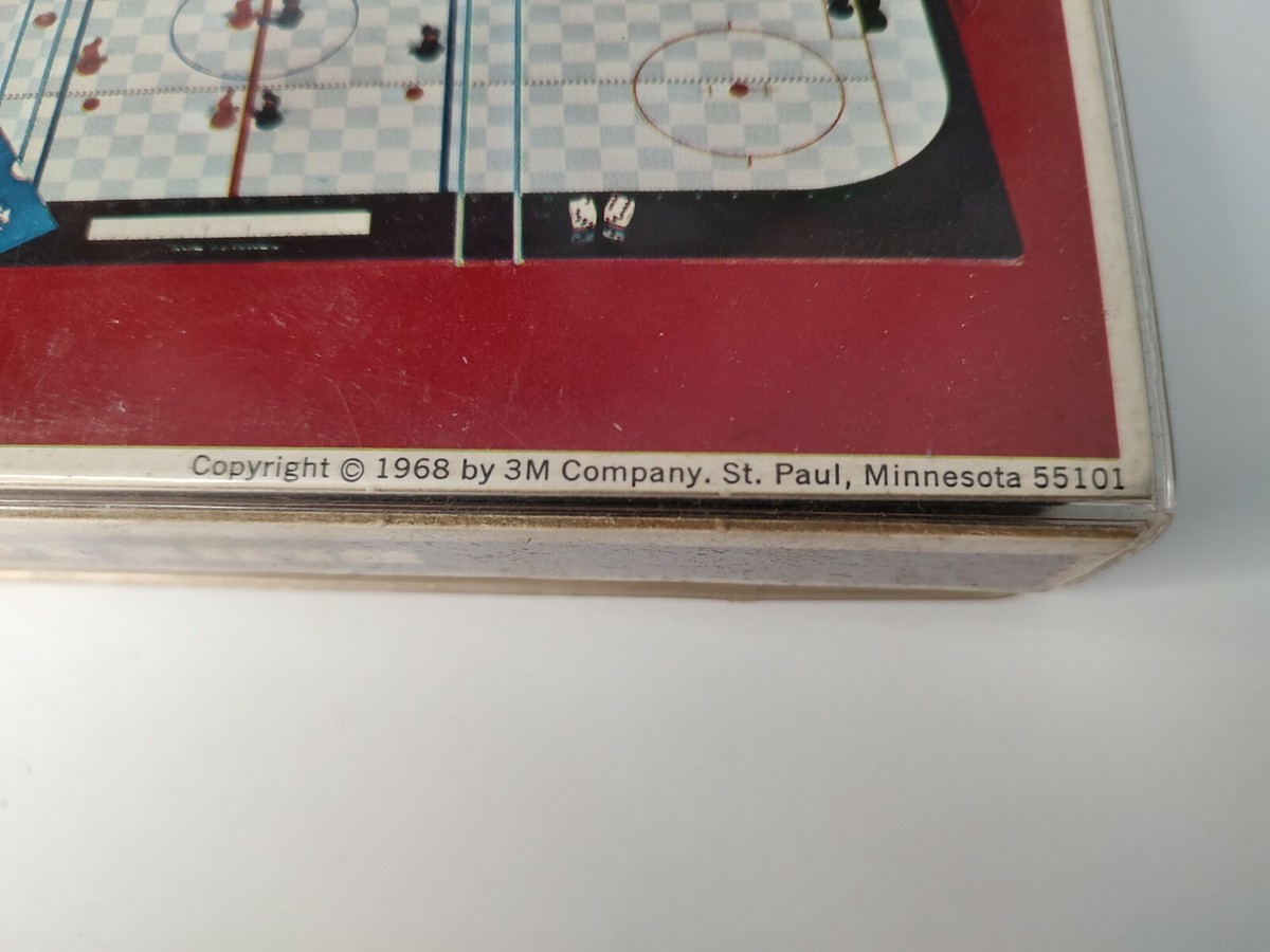 ボードゲーム　HOCKEY　GAME 1968 BLUE LINE HOCKEY BOARD GAME, all parts and books except