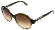 Calvin Klein Sunglasses Havana Olive Brown Unisex Round CK7865 313