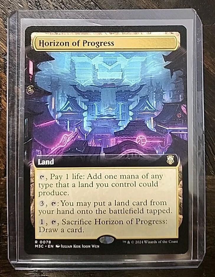 horizon mtg cards Magic The Gathering - Modern Horizons 3 Commander Rare Legalities Lands you control enter untapped Horizon of Progress (M3C-078) -