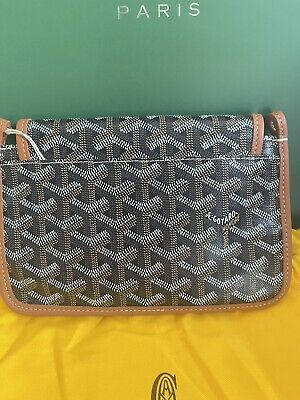 Goyard Plumet Bag Clutch Crossbody Wallet Yellow Coated Canvas New