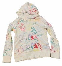 New Gap Kids Hoodie Sweatshirt Graphic Print Size L12