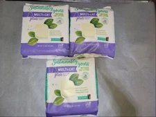 QTY 3 - Sustainably Yours Natural Cat Litter (Multi-Cat + Odor Control) 10 lbs.