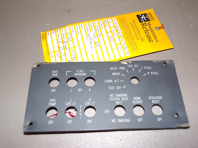 LearJet Pilot Audio Panel 6608212-6