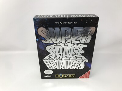 Super Space Invaders -- Atari ST, 1991 -- 100% Complete In Box CIB 