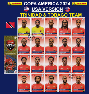 *USA VERSION* Trinidad and Tobago National Team - Panini Copa America 2024