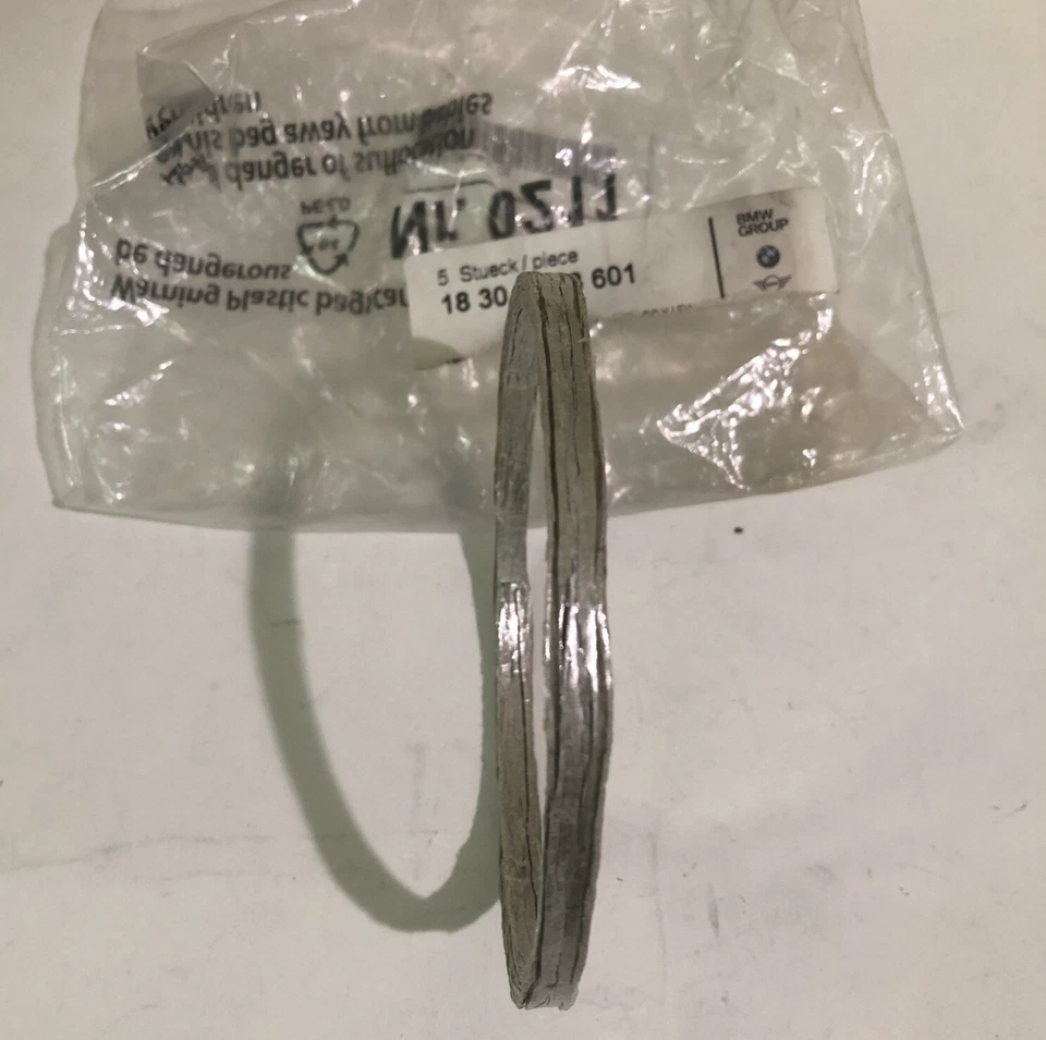 Прокладка каталитического конвертера BMW от оригинального производителя 18307553601 подходит для 135i 335i продается как каждая - Изображение 3 из 4