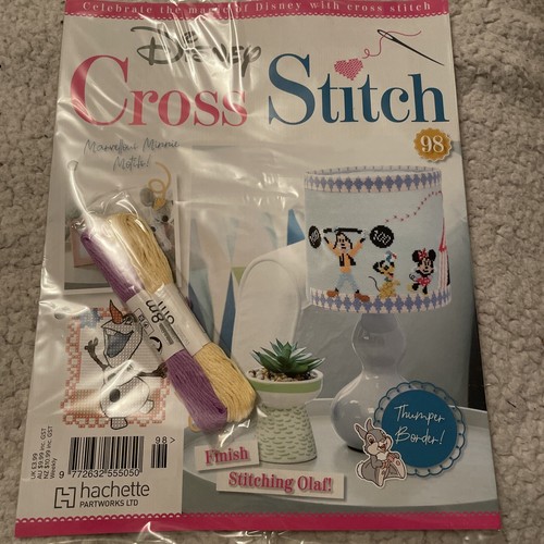 DISNEY Cross Stitch Magazine issue 98 and Thread **NEW Sealed eBay